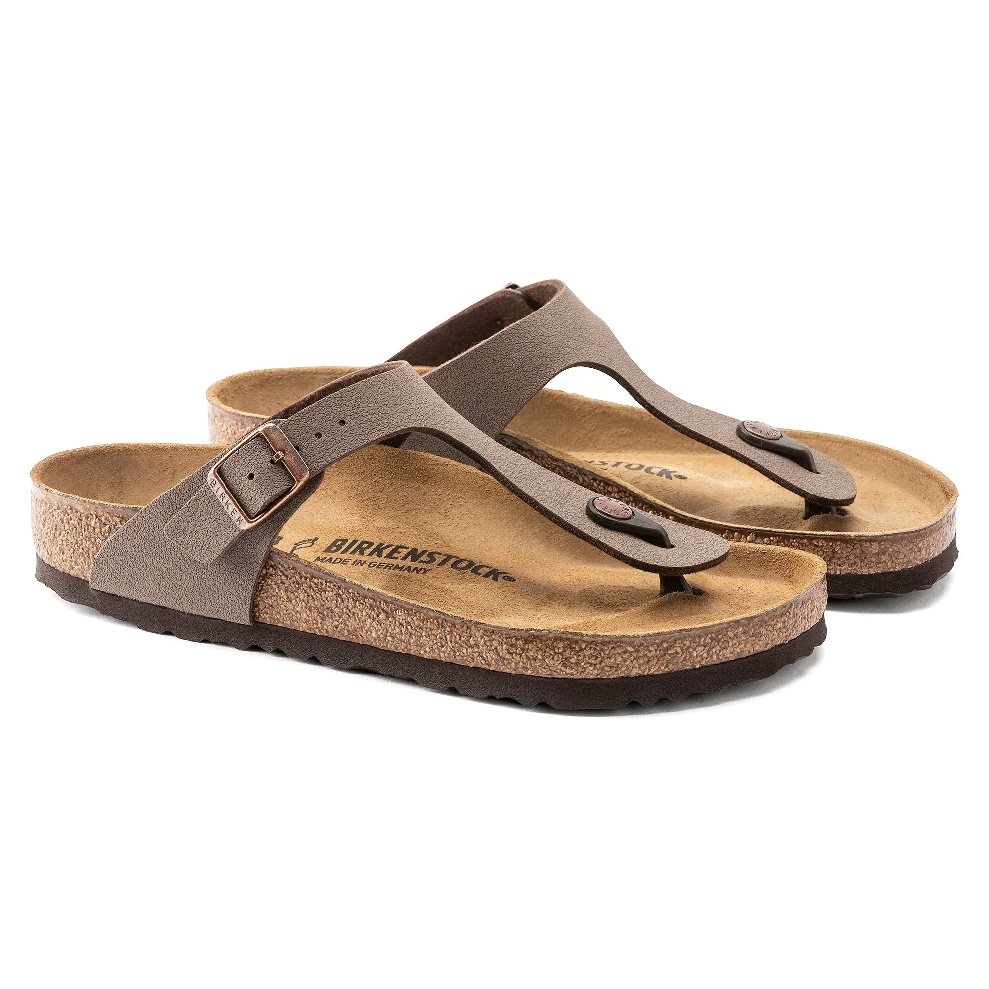 Birkenstock Gizeh Mocca Birki-Buc (Narrow)