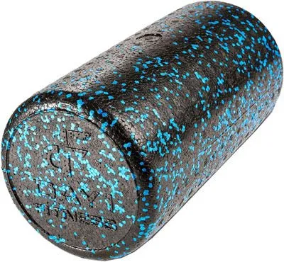 Blue Speckle Foam Roller 12"