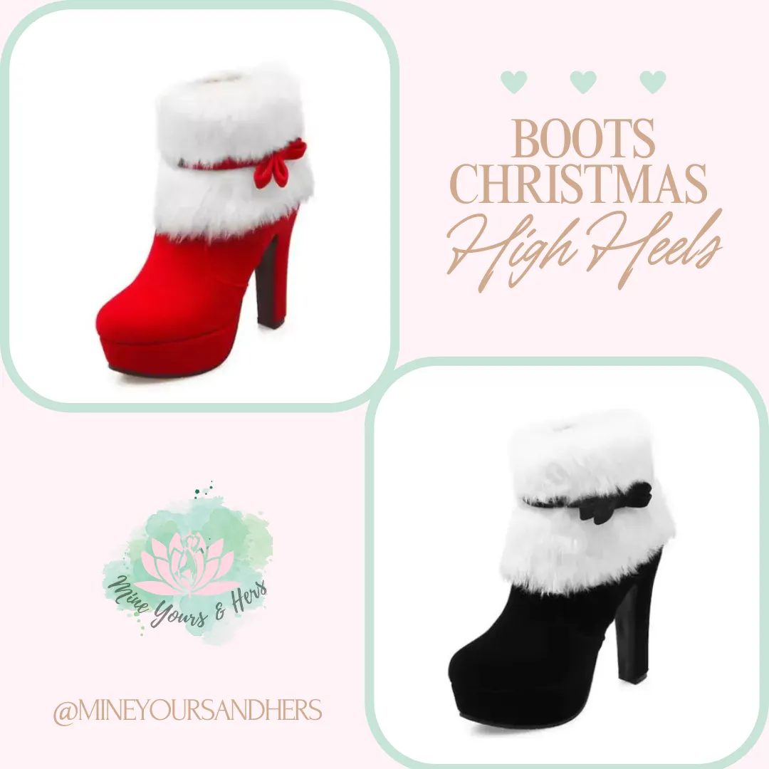 Boots Christmas High Heels