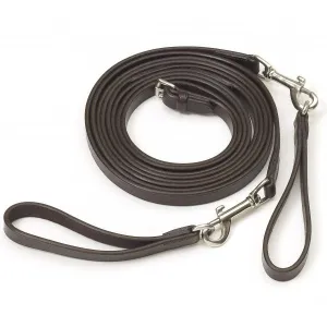 Camelot™  Leather Draw Reins w/ Snaps and Removable Girth Loops