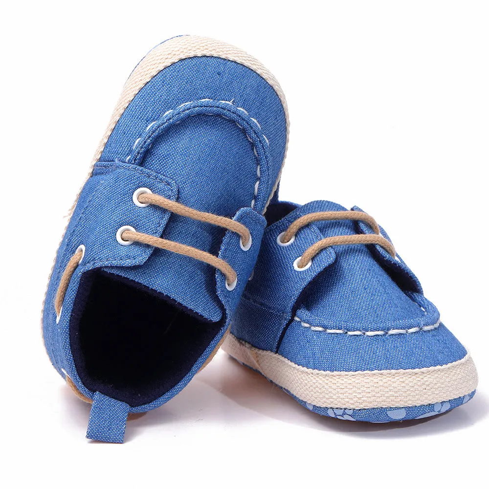 Canvas Shoes Boys Baby Peas  Soft-soled Non-slip Toddler Shoes