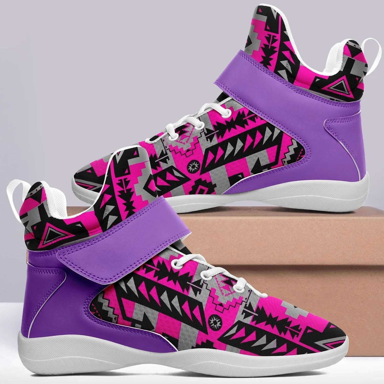 Chiefs Mountain Sunset Ipottaa Basketball / Sport High Top Shoes