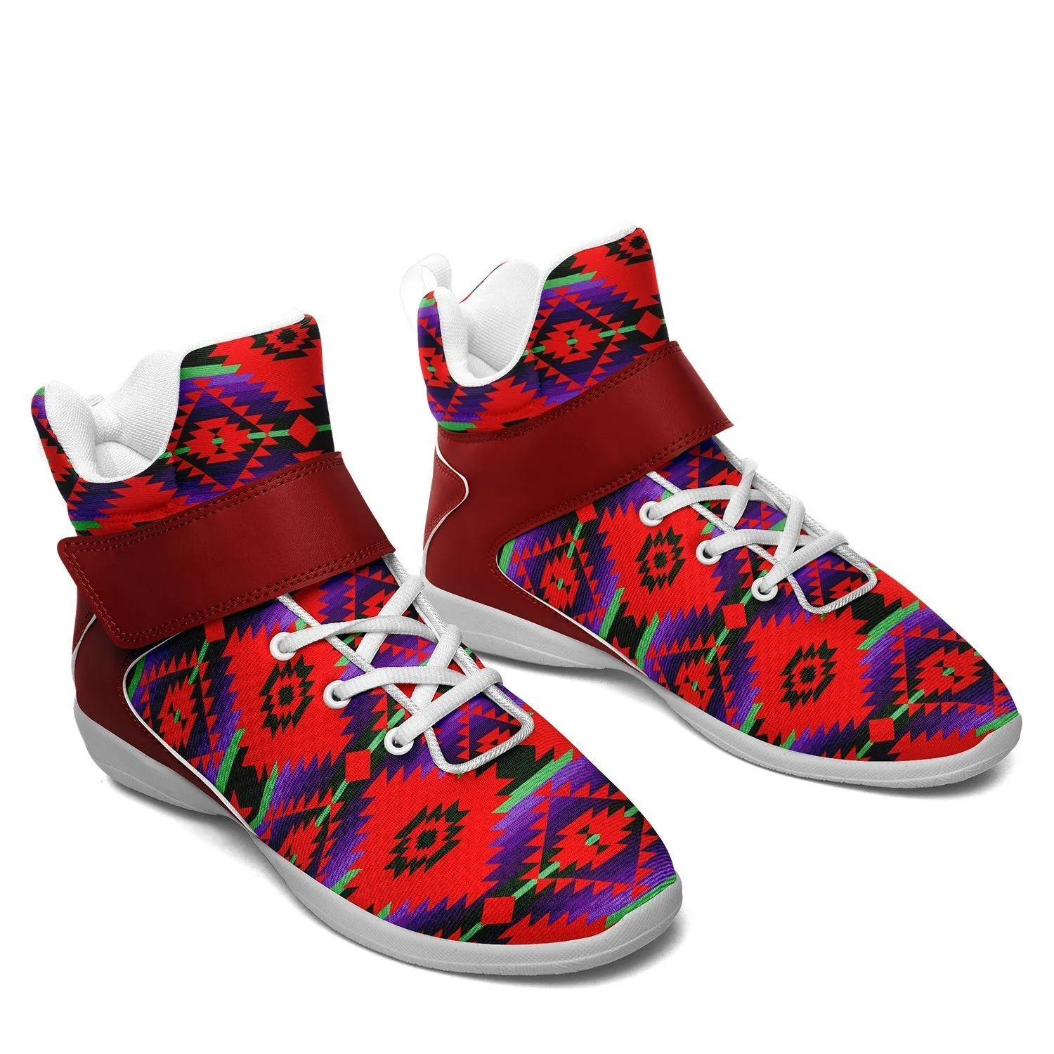 Cree Confederacy Chicken Dance Kid's Ipottaa Basketball / Sport High Top Shoes