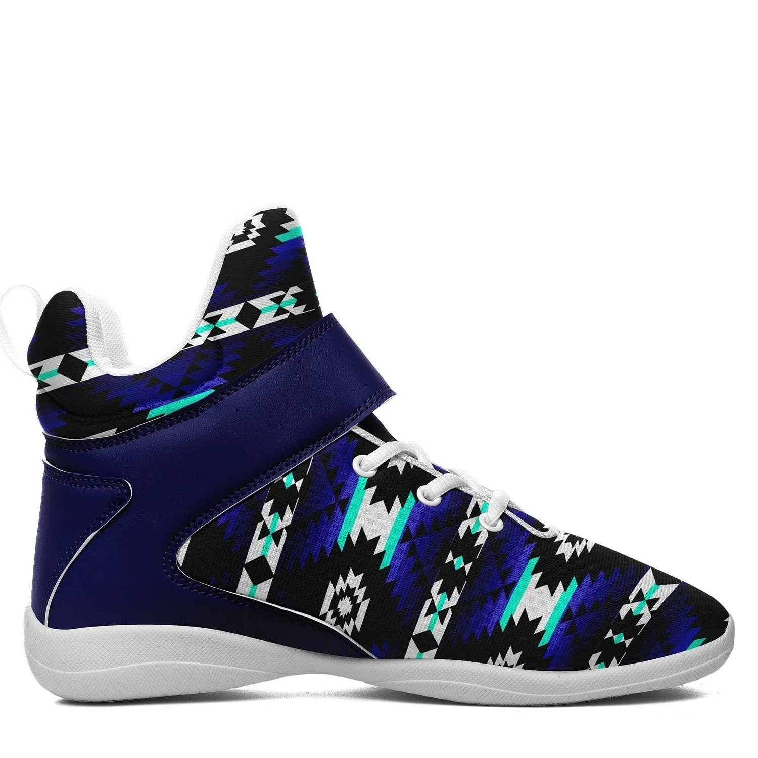 Cree Confederacy Midnight Kid's Ipottaa Basketball / Sport High Top Shoes