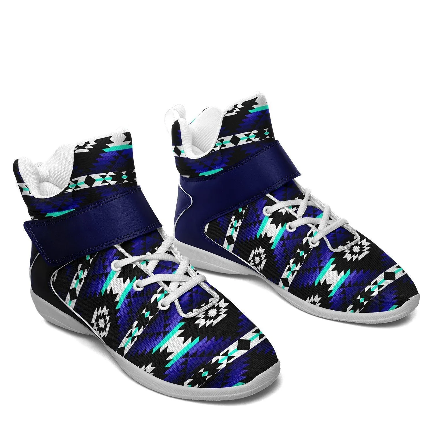 Cree Confederacy Midnight Kid's Ipottaa Basketball / Sport High Top Shoes