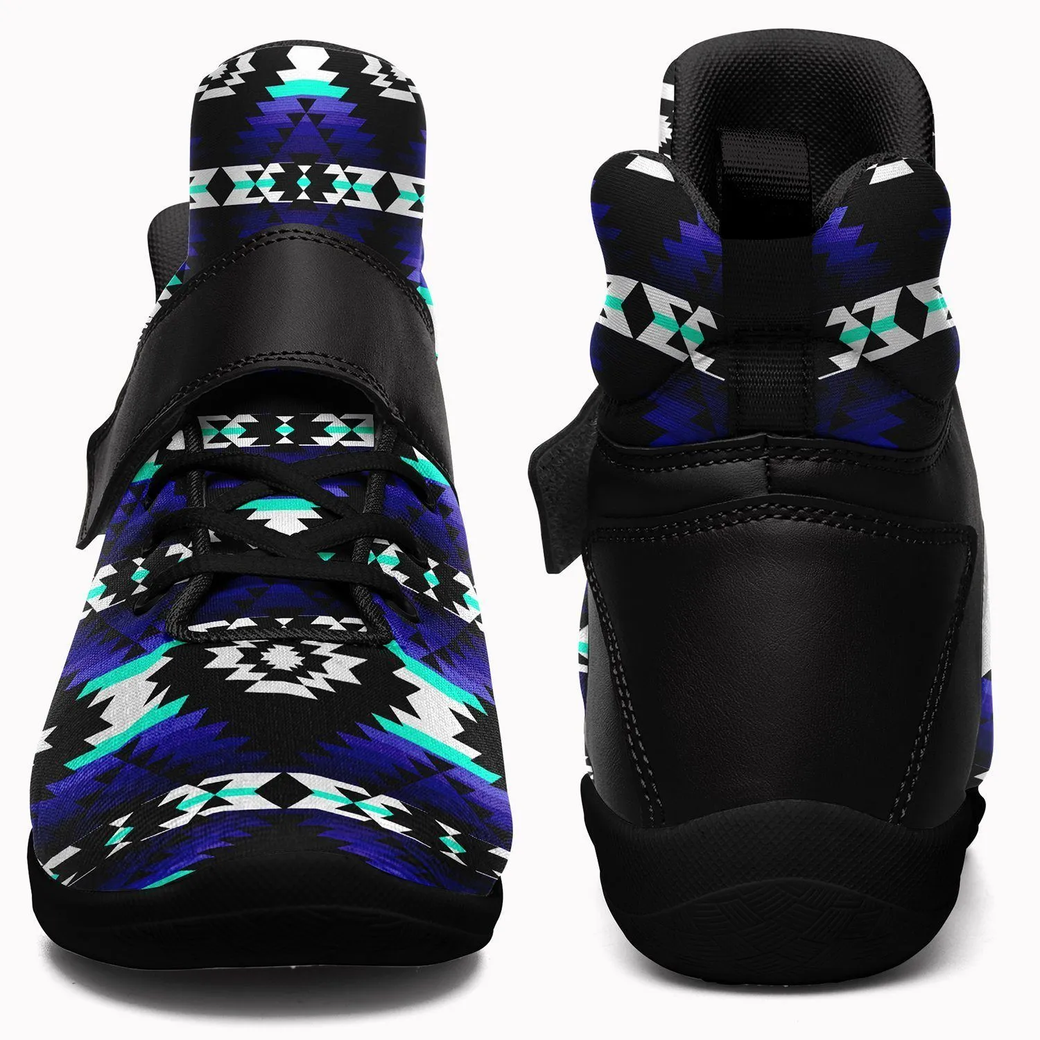 Cree Confederacy Midnight Kid's Ipottaa Basketball / Sport High Top Shoes