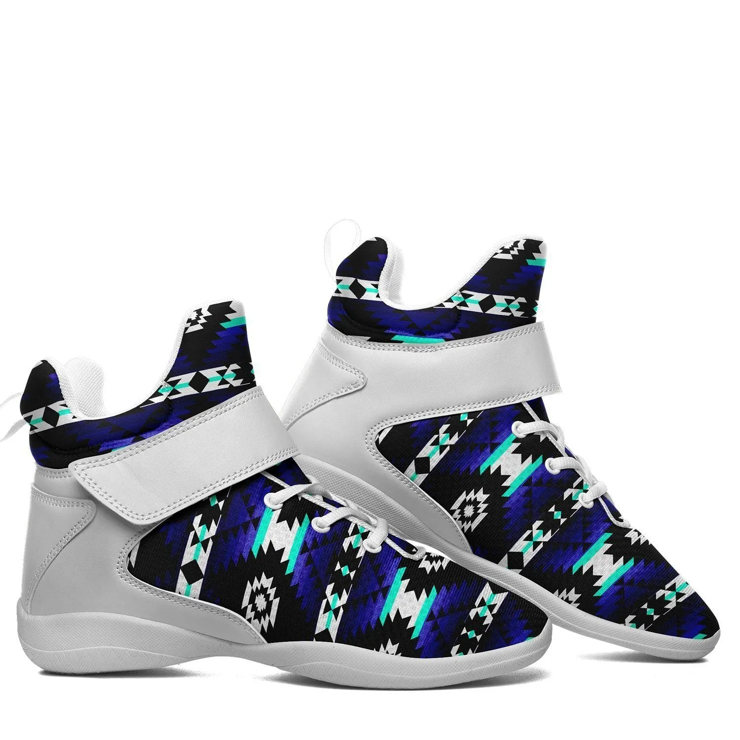 Cree Confederacy Midnight Kid's Ipottaa Basketball / Sport High Top Shoes