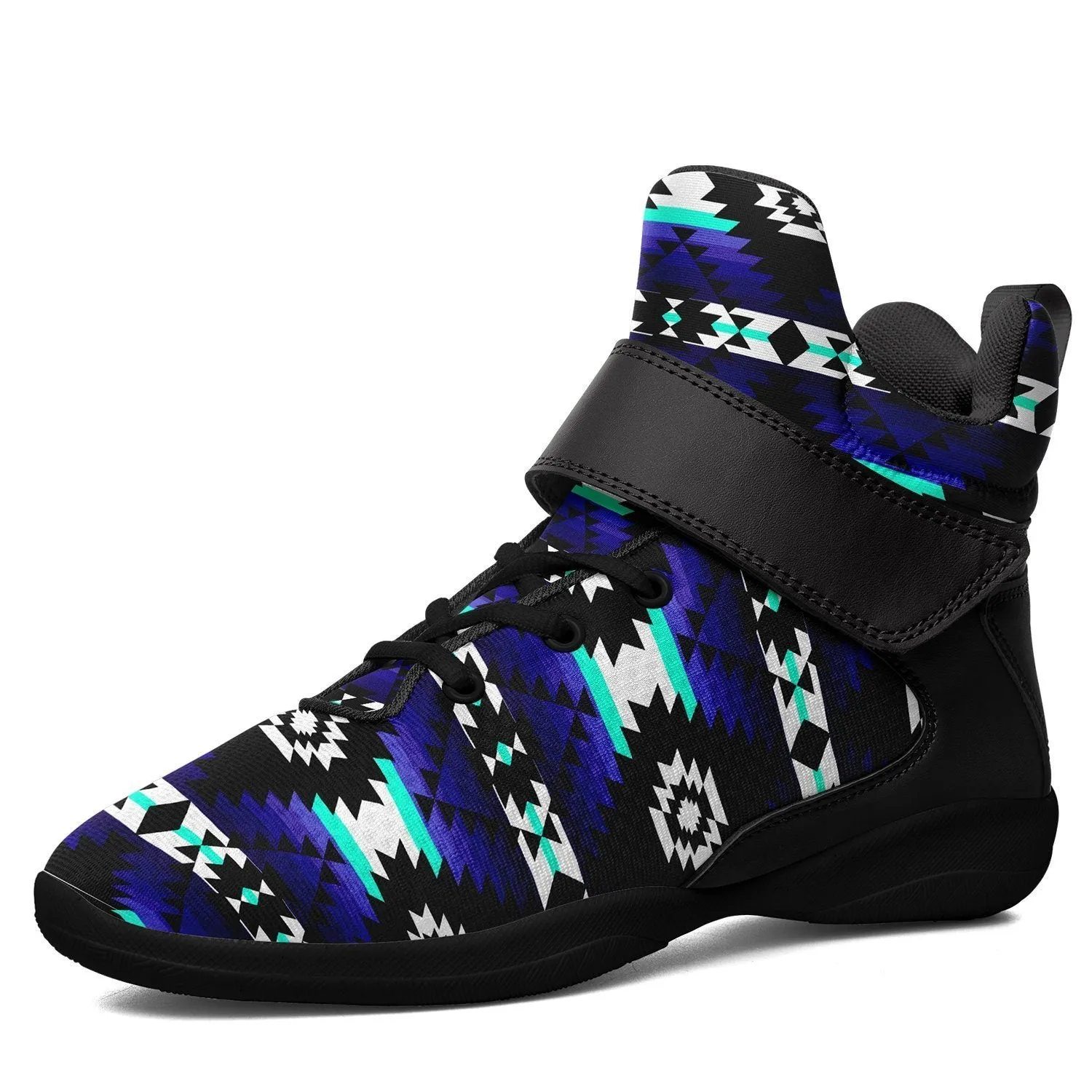 Cree Confederacy Midnight Kid's Ipottaa Basketball / Sport High Top Shoes