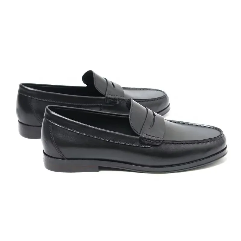 CrocExo Genuine Leather Crocodile Pattern Slip-On Loafers