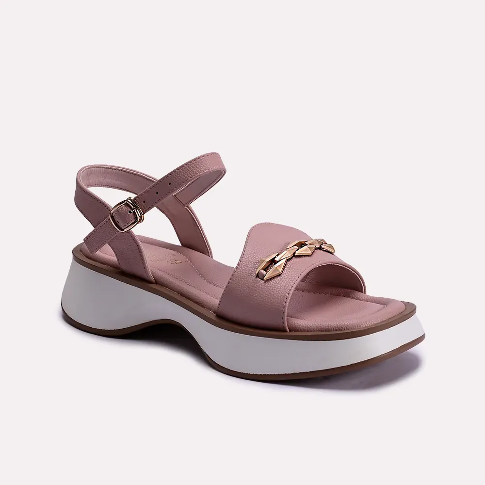 Dawna Peach Casual Sandals 0421109