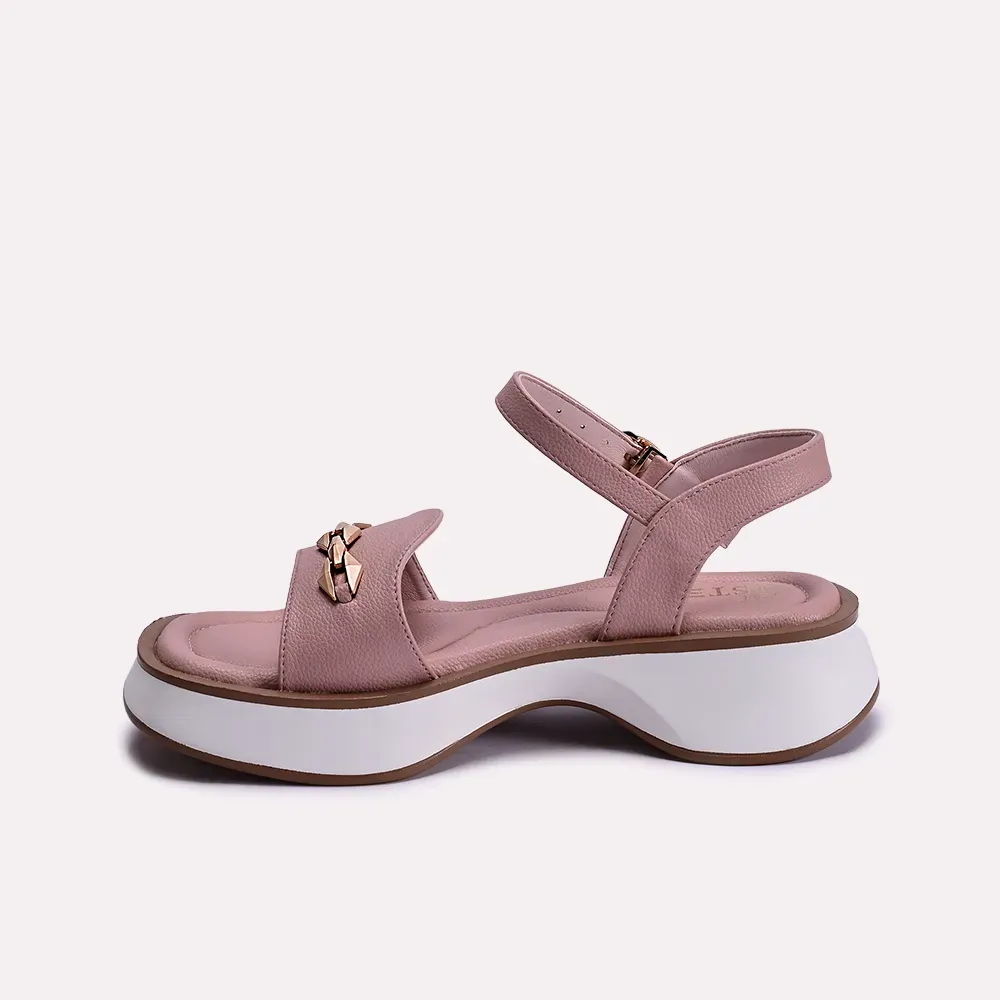 Dawna Peach Casual Sandals 0421109