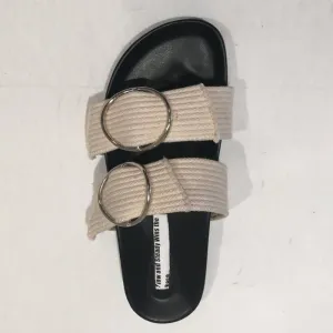 Double Strap Slide | Natural