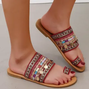 Flat Bohemian Sandals