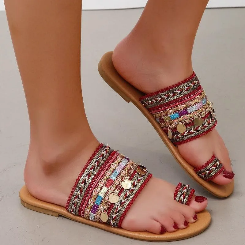 Flat Bohemian Sandals