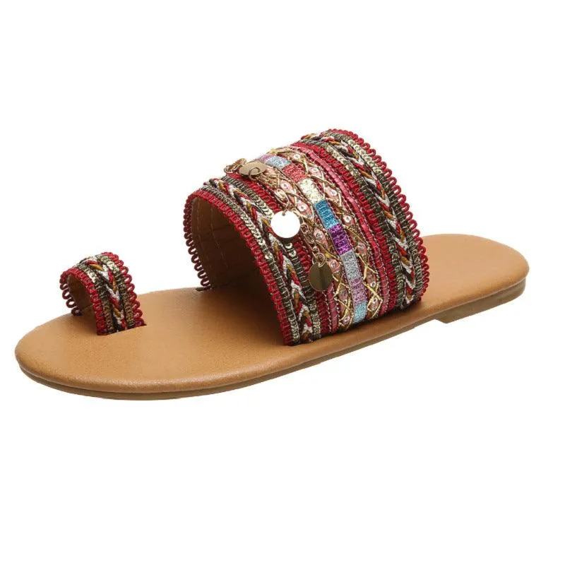 Flat Bohemian Sandals