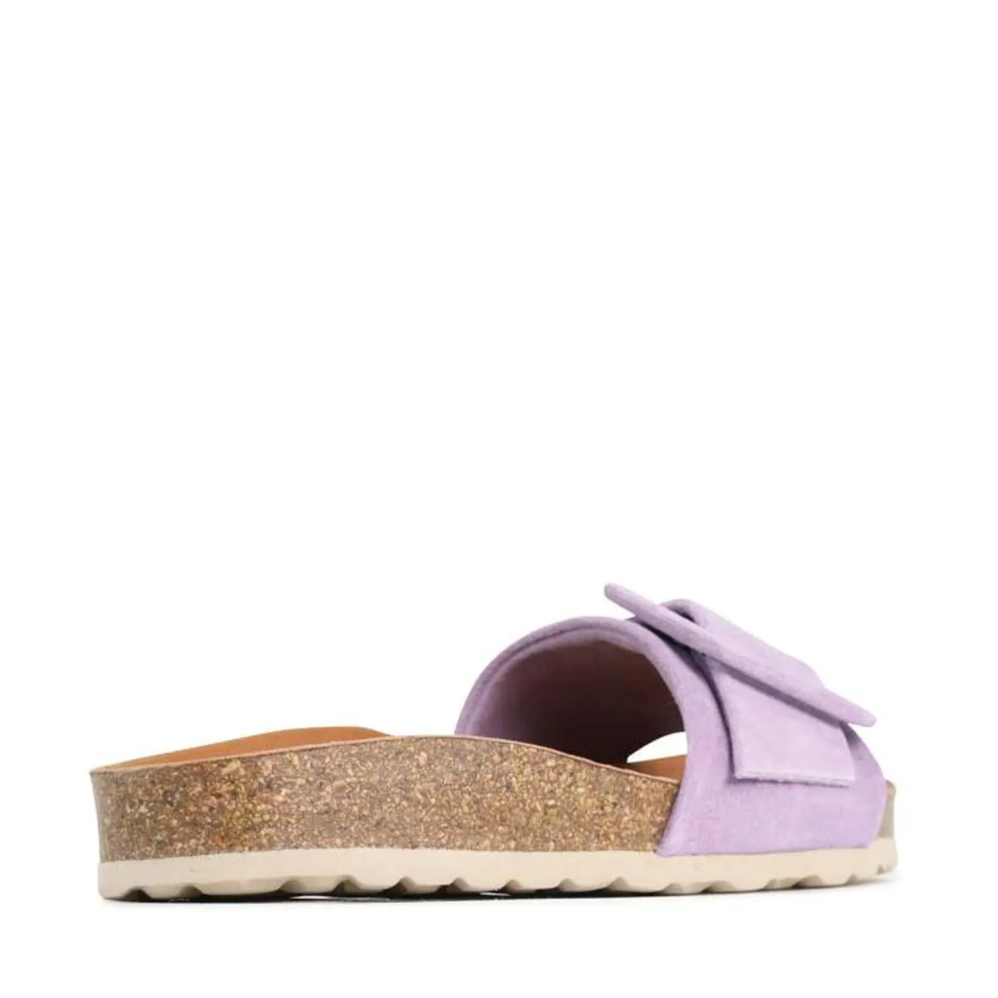 Ginger Leather Fussbett in Lilac Suede