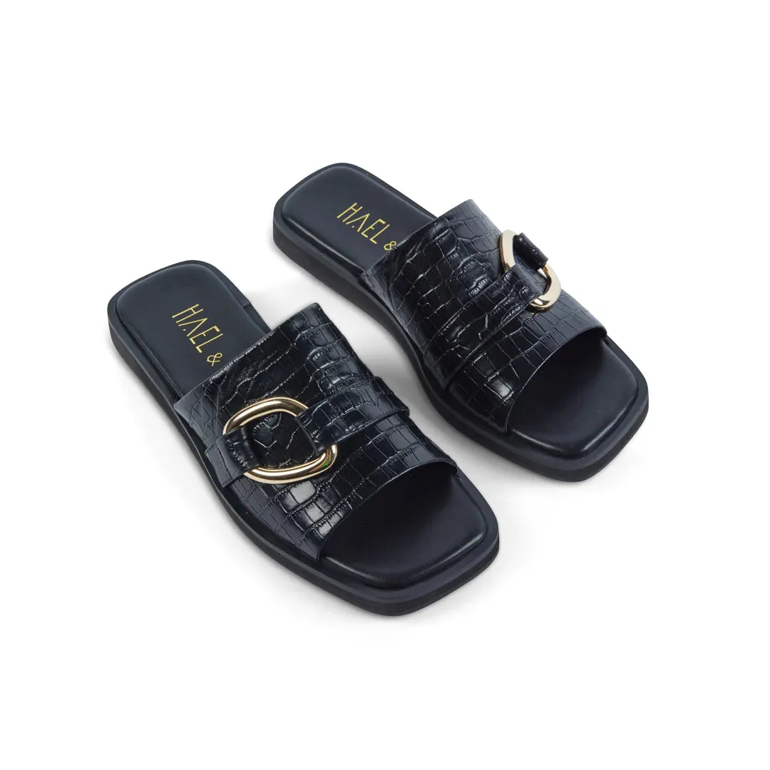 Hael and Jax Josie Sandals in Black