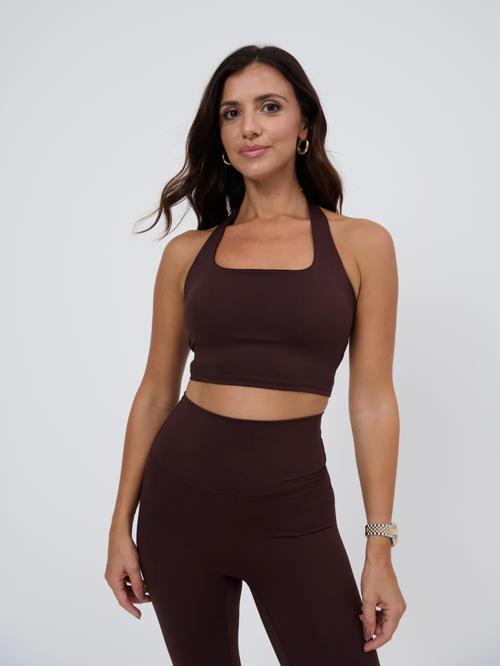 Halter neck bra-Wine