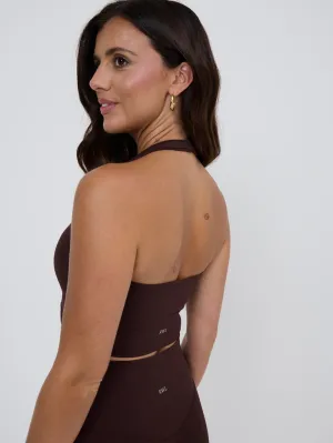 Halter neck bra-Wine