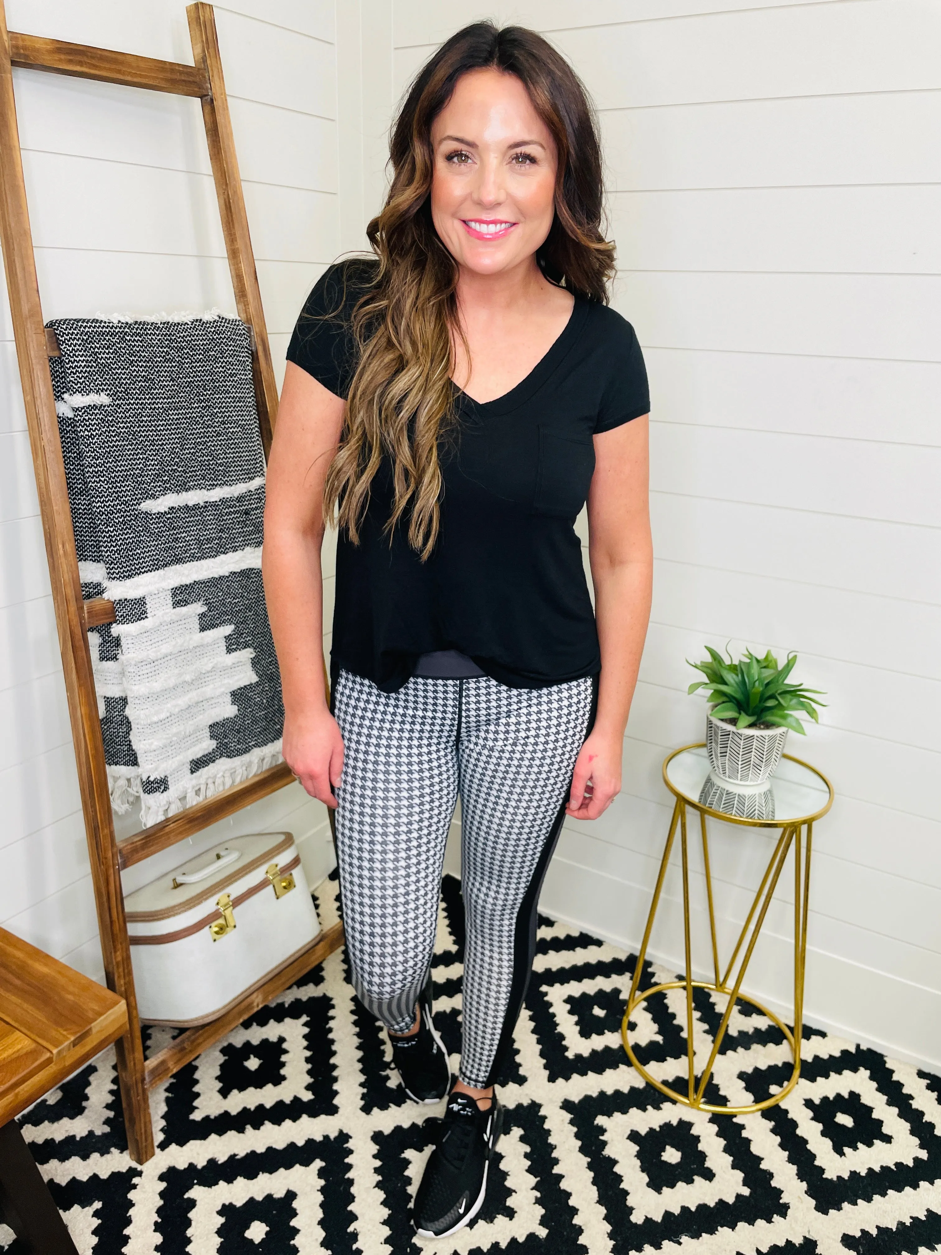 Houndstooth Activewear Leggings