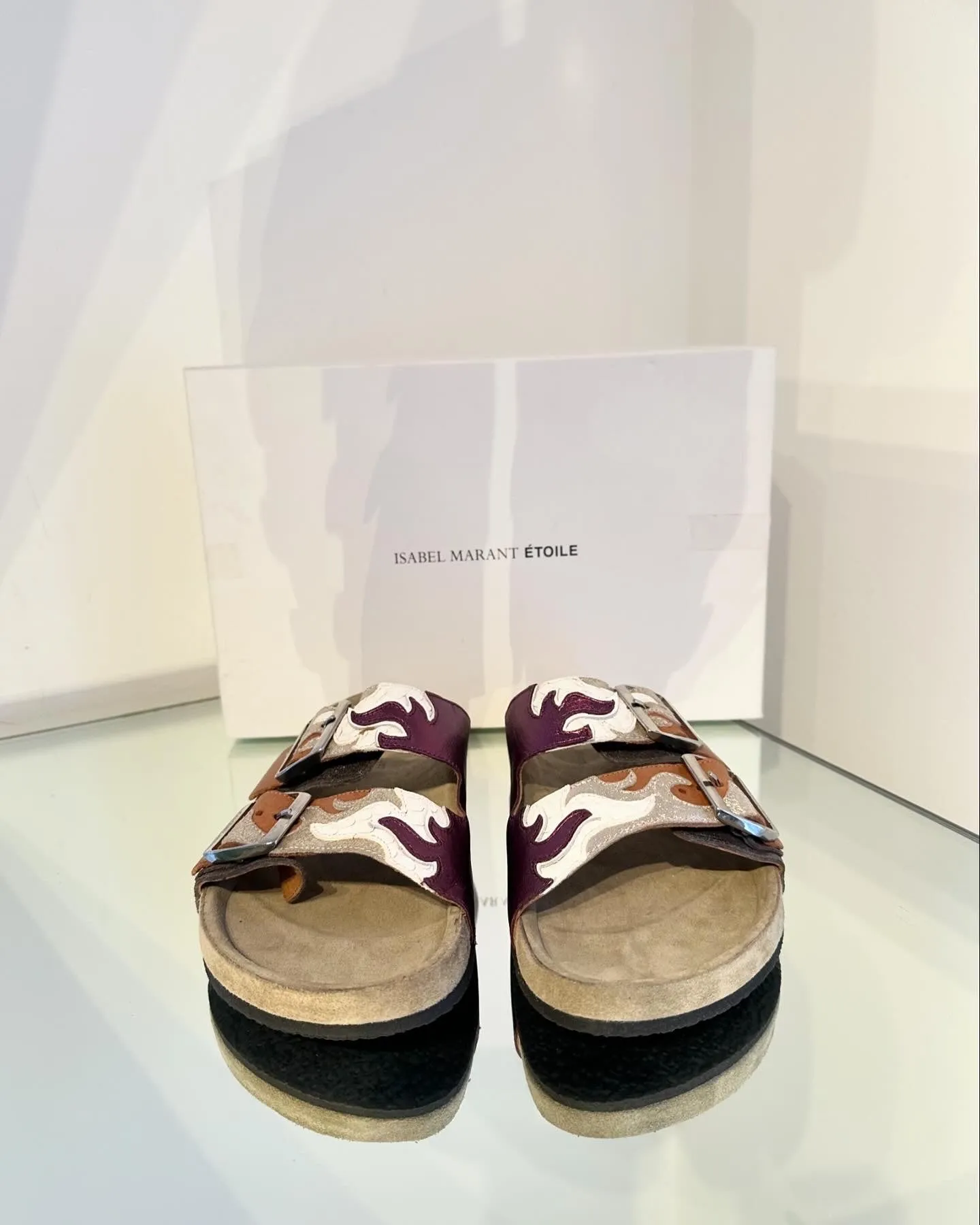 ISABEL MARANT Multi Colour Leather Sandals