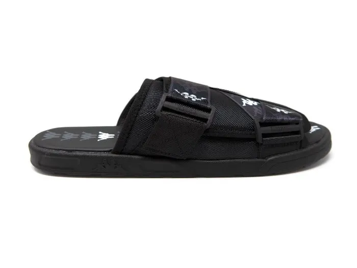 Kappa 222 BAMDA MITEL 1 SLIDES Men’s -BLACK - GREY -WHITE