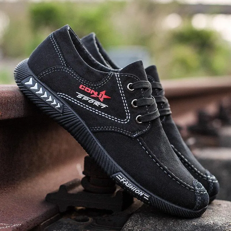 Men's canvas non-slip soft casual shoes