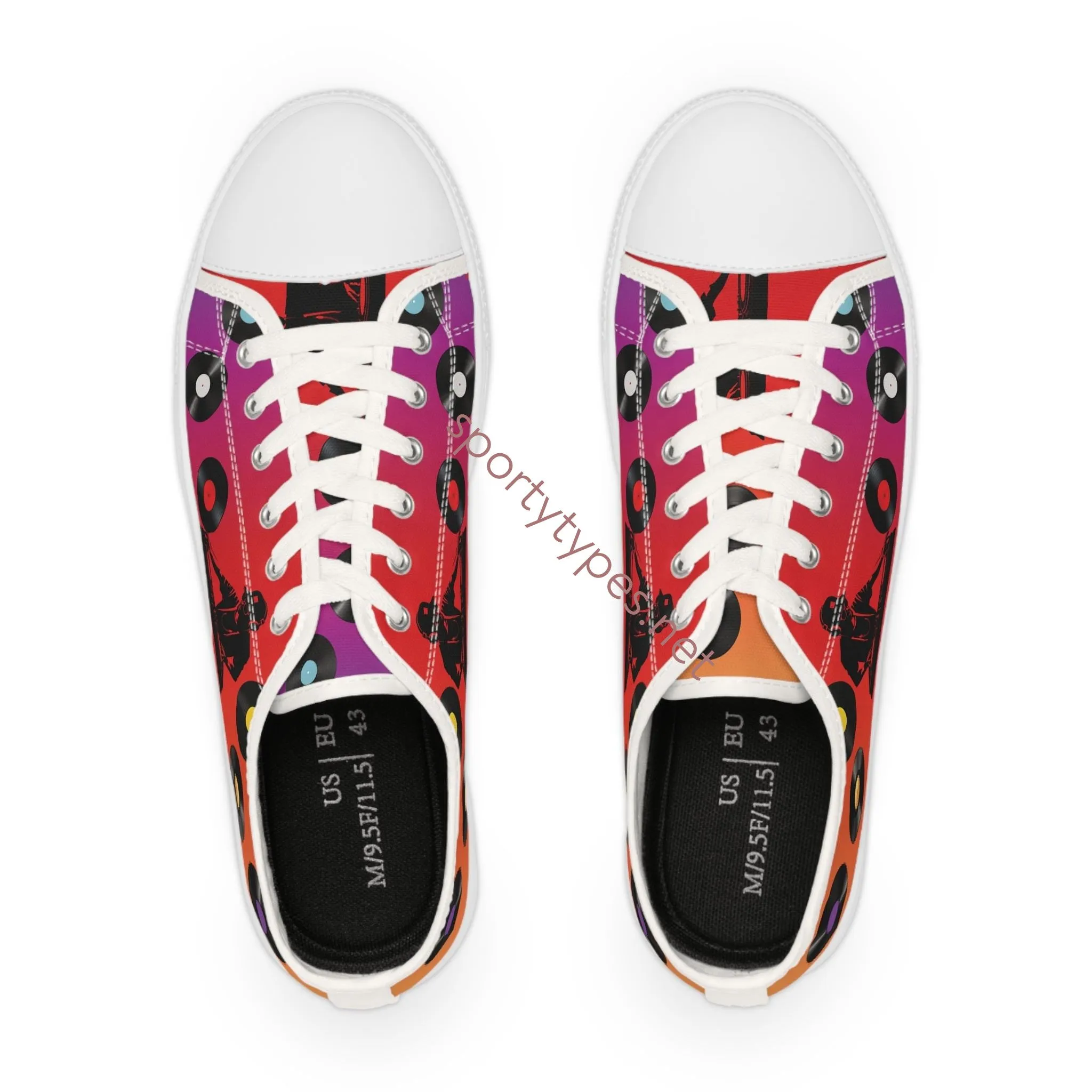 Men's DJ Canvas Low Top Sneakers