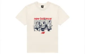 Men's T-shirt New Balance, milky