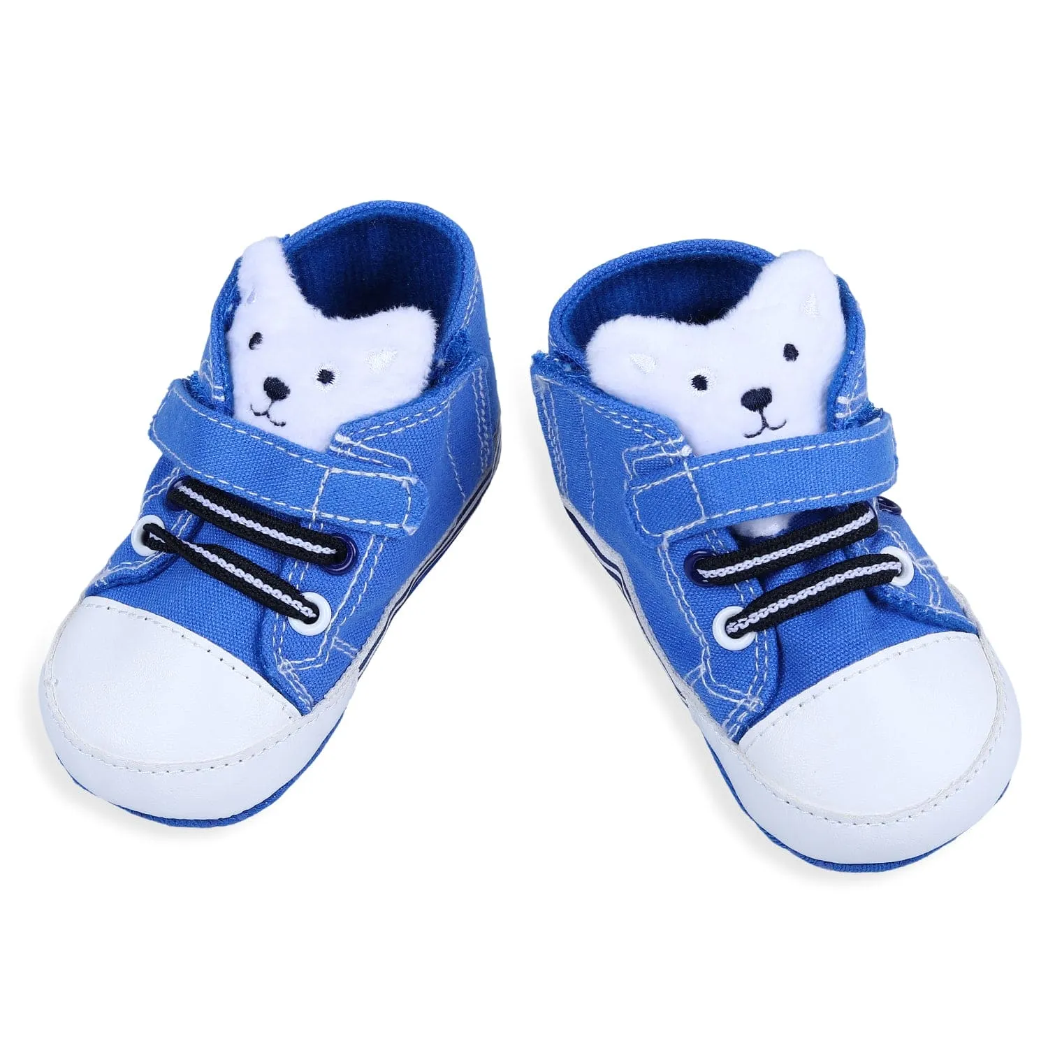 My Buddy Bear Cute And Stylish Comfy Velcro Booties - Blue