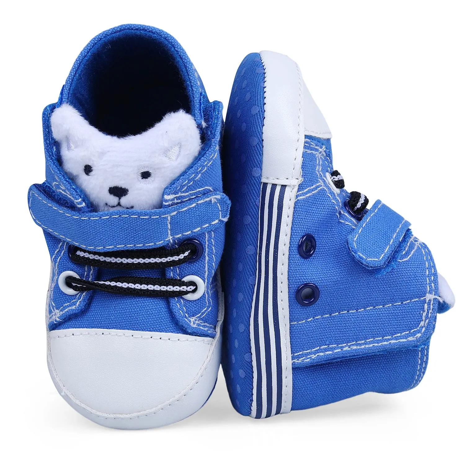 My Buddy Bear Cute And Stylish Comfy Velcro Booties - Blue