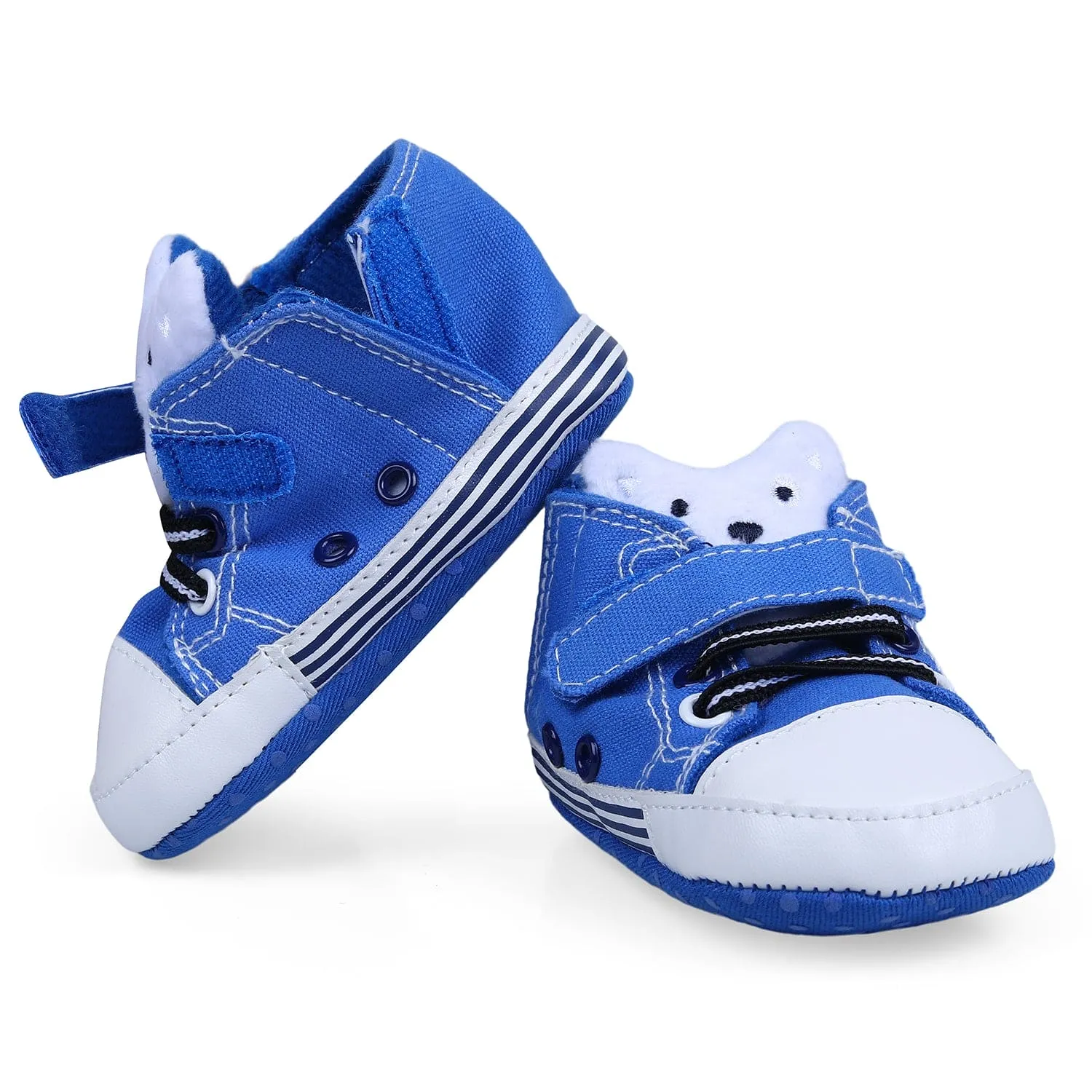 My Buddy Bear Cute And Stylish Comfy Velcro Booties - Blue