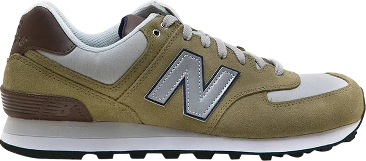 New Balance 574 'Olive Brown' Sneakers, Green