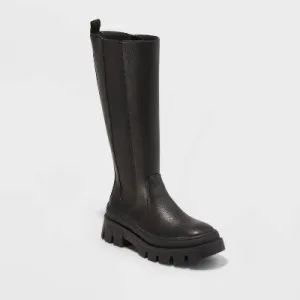 New - Women's Corene Tall Boots - A New Day Black 5.5