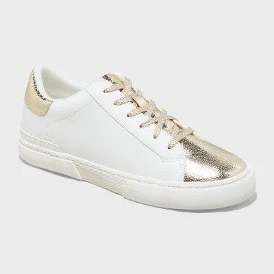 New - Women's Maddison Sneakers - A New Day Gold 9