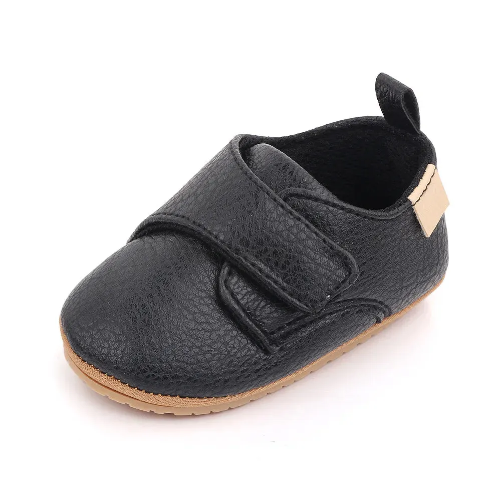 Newborn Baby Girl Shoes Classic Leather Rubber Sole Anti-slip Toddler First Walkers Infant Girl Shoes - TGSH50691