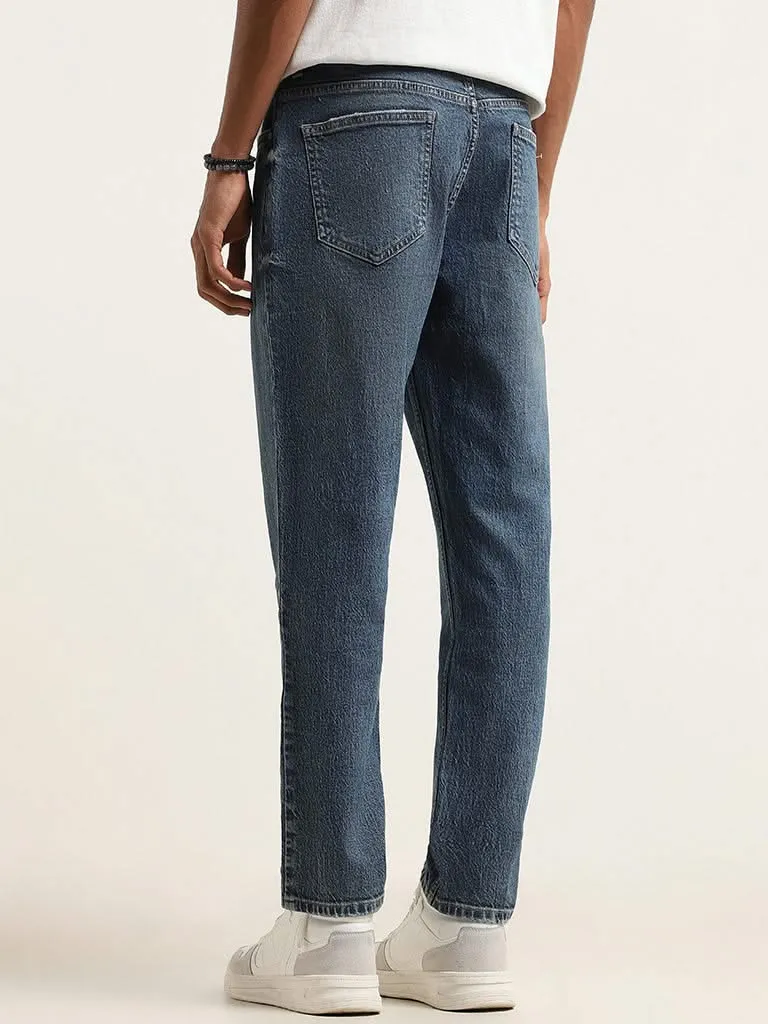 Nuon Blue Slim - Fit Mid - Rise Jeans