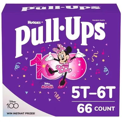 Pull-Ups Girls' Learning Designs Training Pants Giga Pack - Size 5T-6T - 66ct