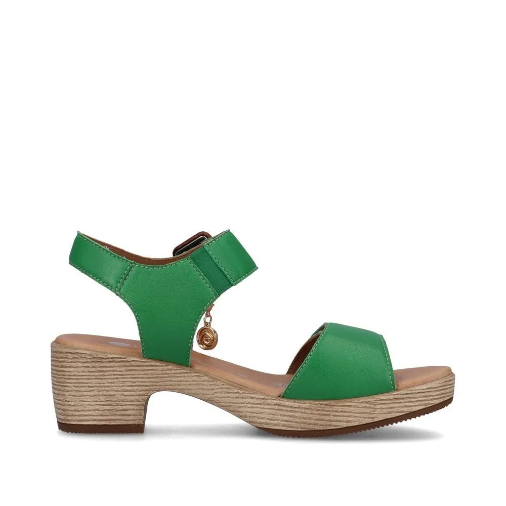 Remonte Sandals D0N52 Ladies Shoes Green