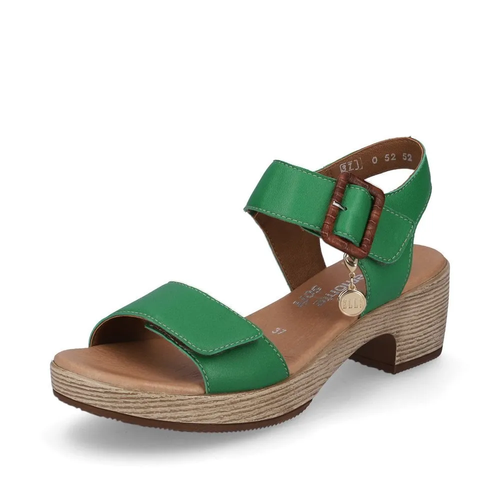 Remonte Sandals D0N52 Ladies Shoes Green