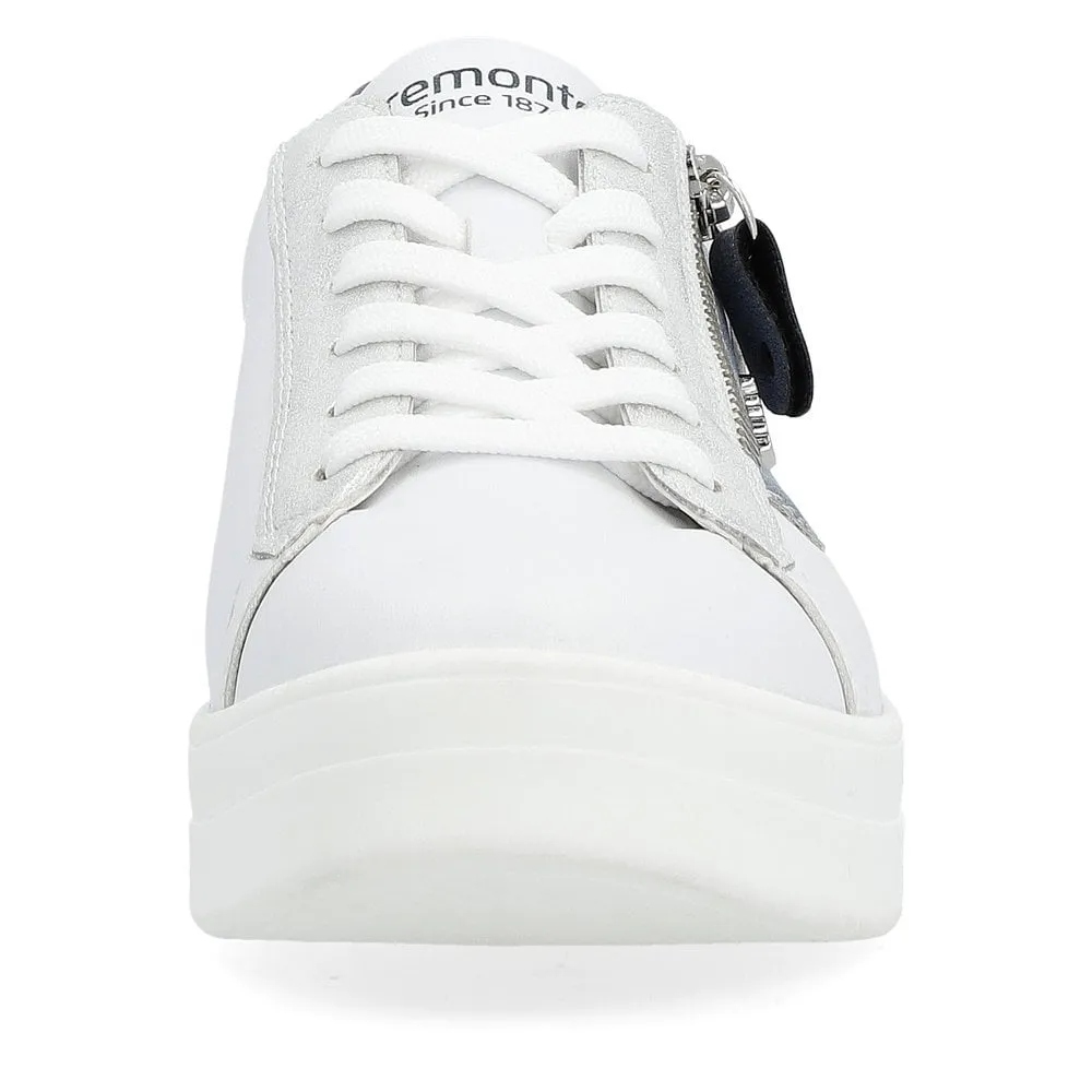 Remonte Trainers D0J03 Ladies Shoes White Combi