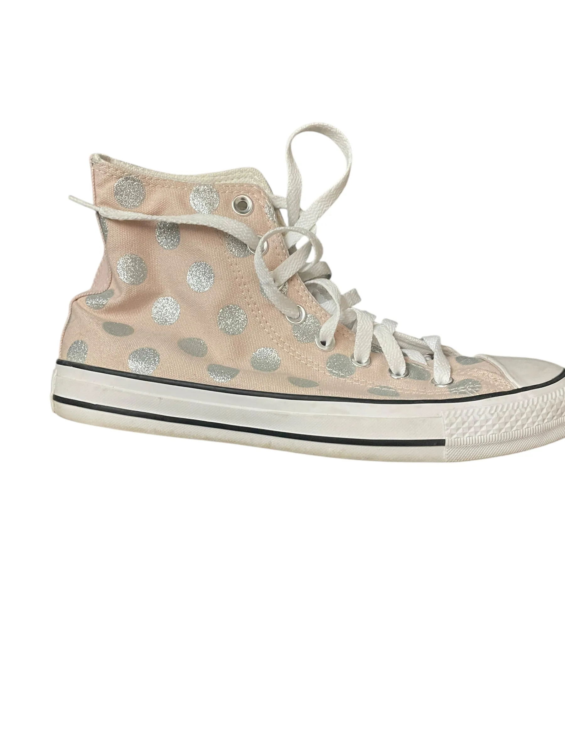 Shoes Sneakers By Converse In Polkadot Pattern, Size: 9.5