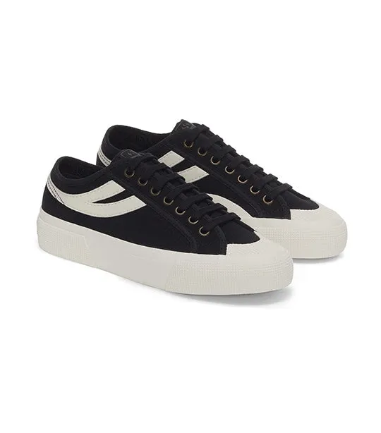 Sport Panatta Sneakers Black White Avorio