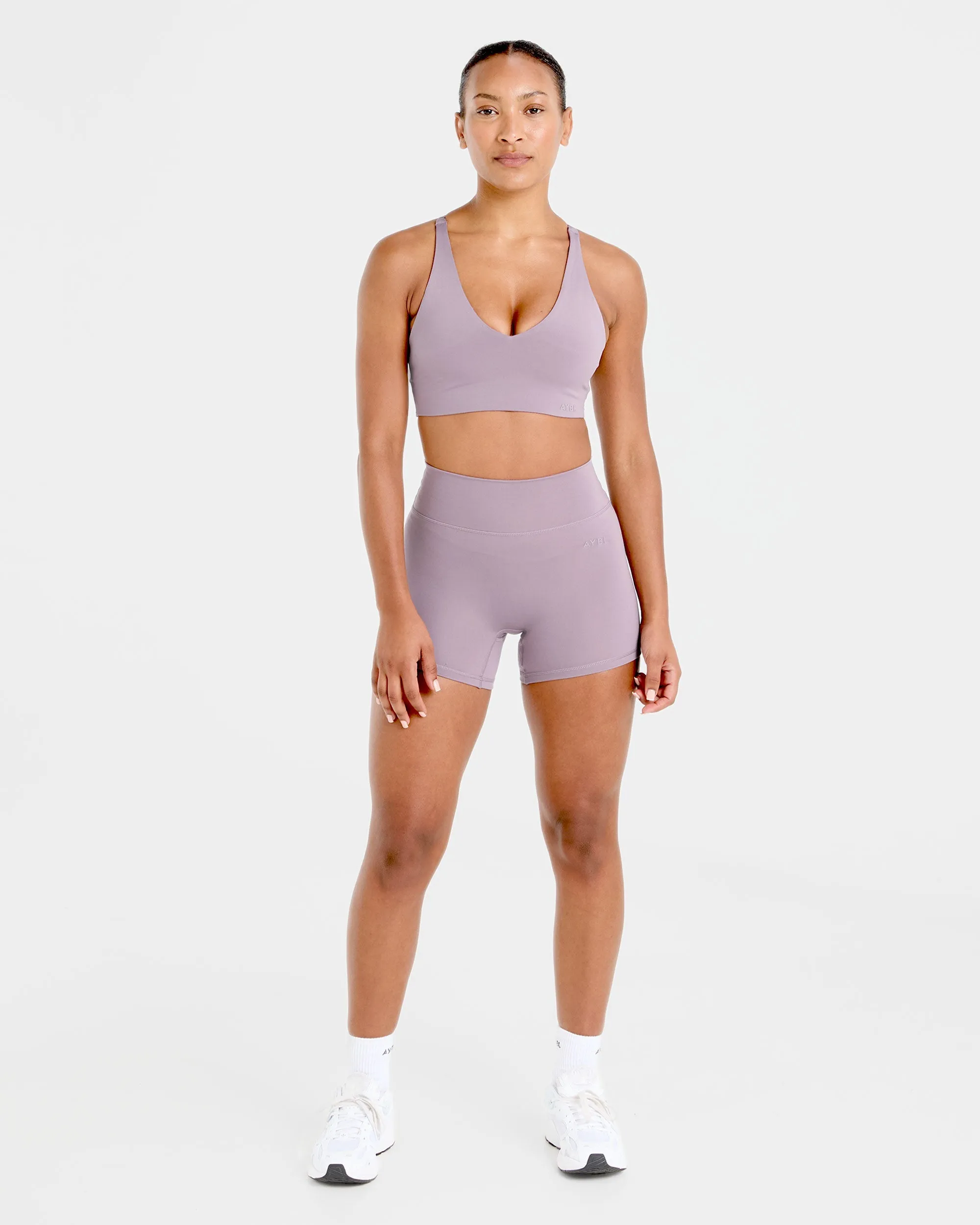 Staple Sports Bra - Mauve Purple