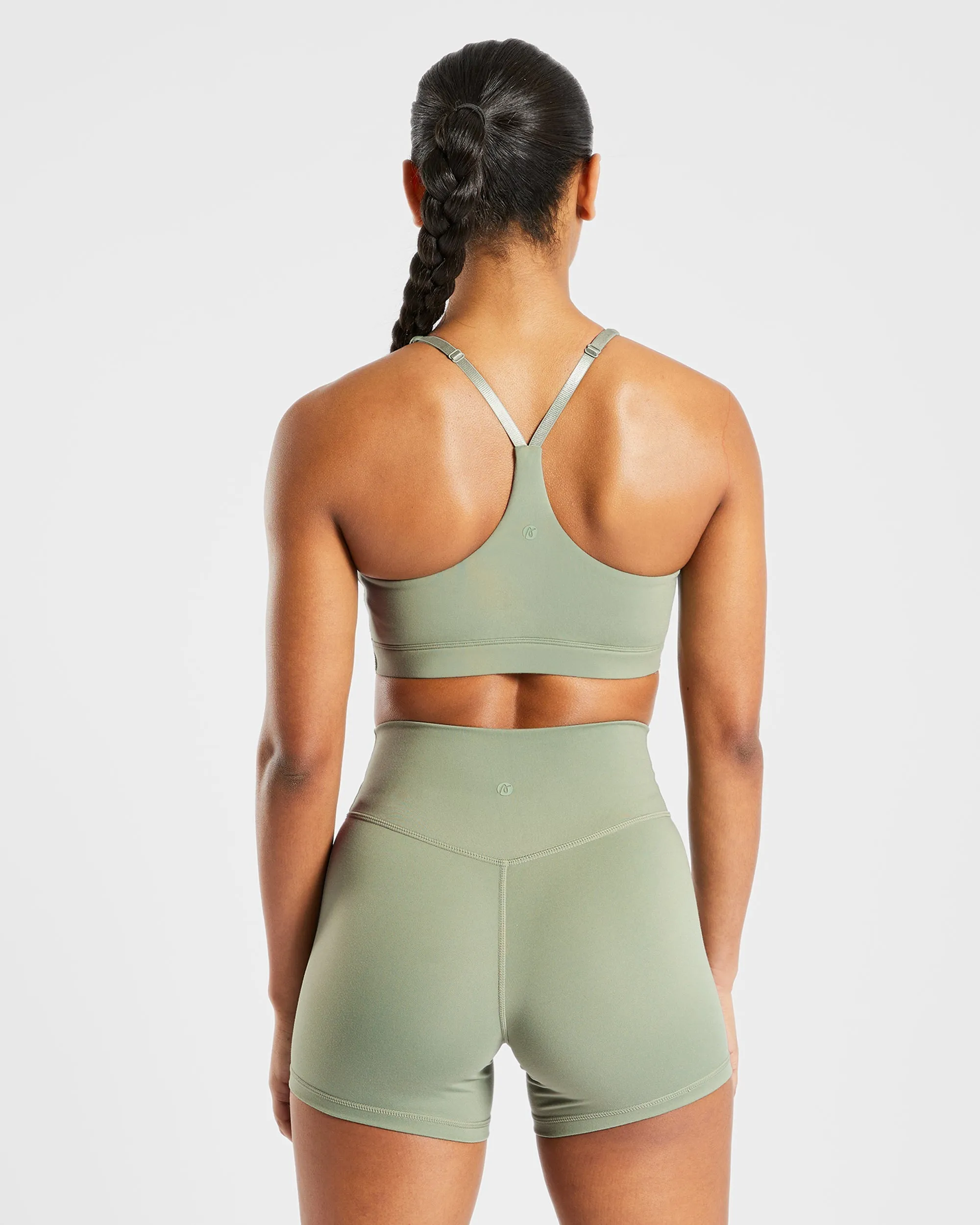 Staple Sports Bra - Olive Green