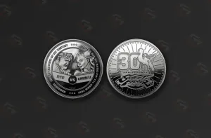 Street Fighter Collectable Silver Coin - Numbered Rarity