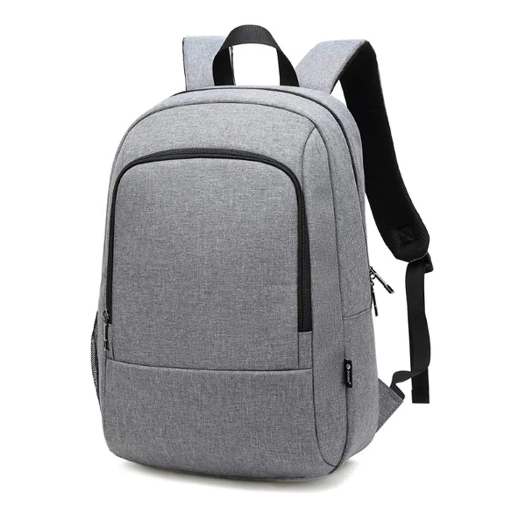 THE CLOWNFISH POSO Water Resistant Unisex Business Travel Student 15.6 inch Laptop Backpack Packsack school bag luxury travel backpack (GREY)