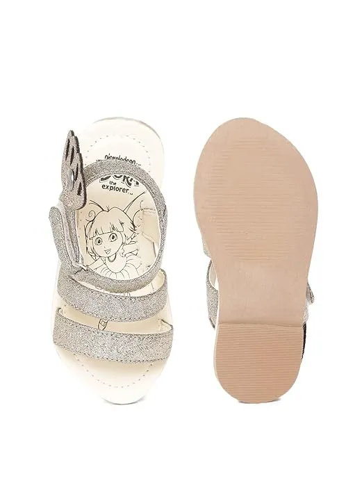 Toothless Dora Kids Girls Metallic Fashion Sandals