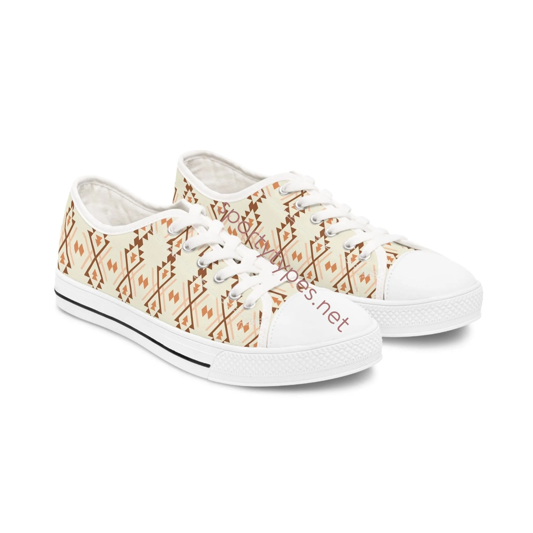 Women's Aztec Low Top Canvas Sneakers