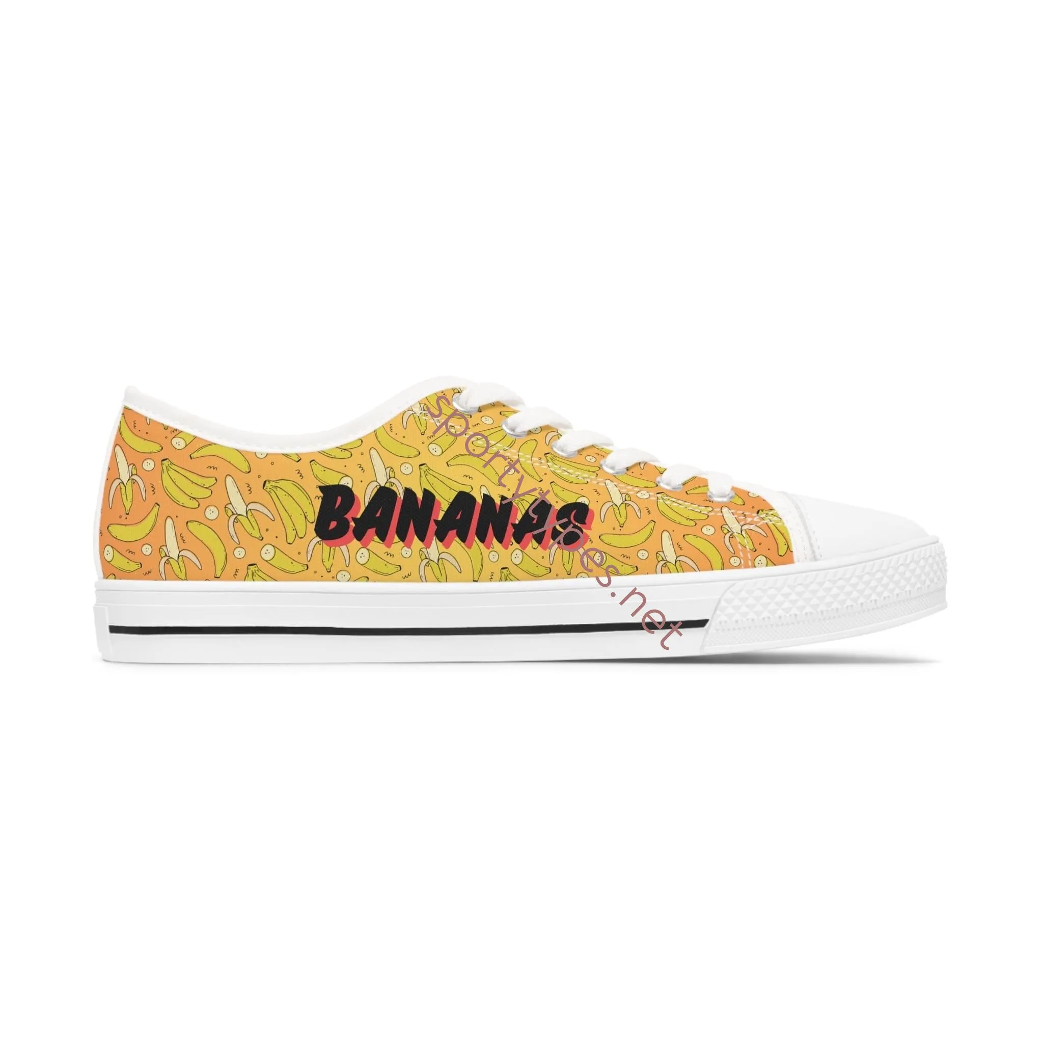 Women's Banana Low Top Canvas Sneakers